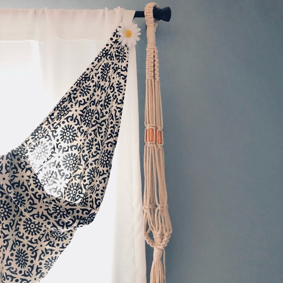 ✨HANDMADE✨ macrame plant hanger with rose gold - Picture 5 of 8